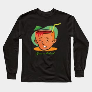 Brain on the beach! Long Sleeve T-Shirt